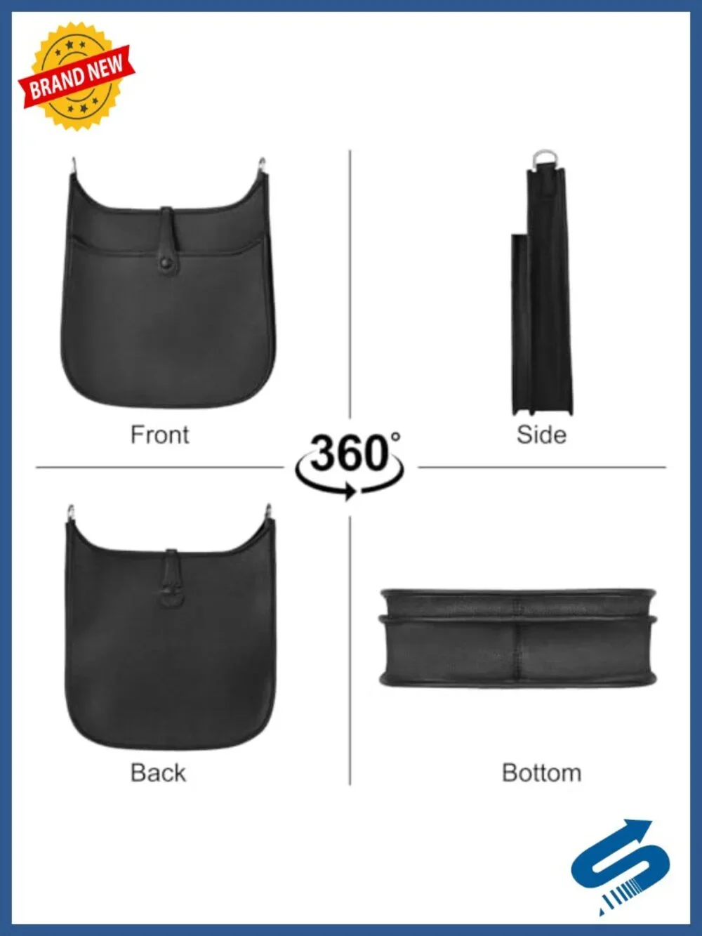 PU Leather Hobo Crossbody Bag for Women Large Satchel Shoulder Purse Handbag